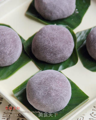 黑糍草饼—QQ的感觉的做法步骤:12