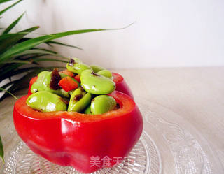 橄榄菜俏拌蚕豆的做法步骤:9
