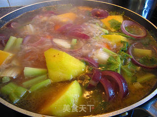 牛肉杂菜汤的做法步骤:11