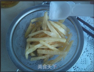 自制炸薯条的做法步骤:7