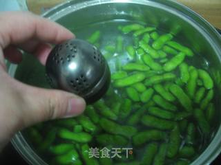 五香毛豆的做法步骤：9