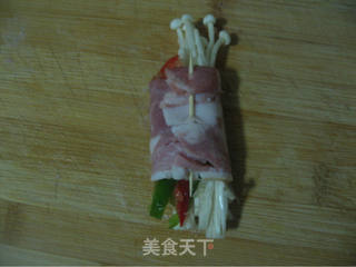 蔬菜培根卷的做法步骤:12