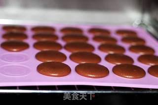 巧克力马卡龙的做法步骤:6