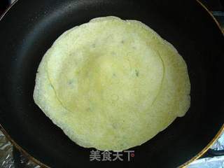 薄荷鸡蛋饼的做法步骤:9