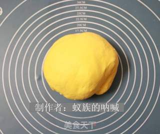 南瓜泥做的贝壳豆沙包子、南瓜鲜肉包、熊掌鲜肉包的做法步骤:3
