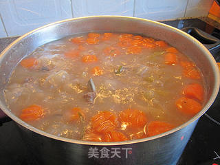 迷迭香杂菜羊骨汤的做法步骤:13