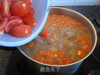 迷迭香杂菜羊骨汤的做法步骤:14