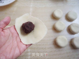 自制红豆饼的做法步骤:8