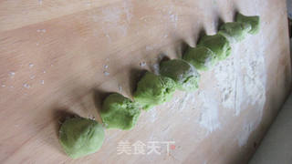 {扬州传统小食—— 翡翠烧麦}的做法步骤:4