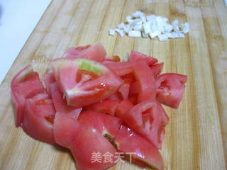 番茄炒瓠子的做法步骤:3