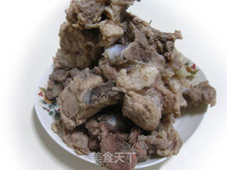 豆角土豆炖腔骨的做法步骤:3