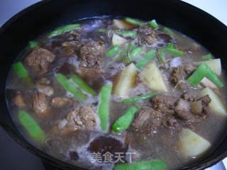 豆角土豆炖腔骨的做法步骤:11