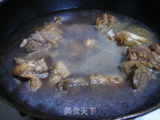豆角土豆炖腔骨的做法步骤:9