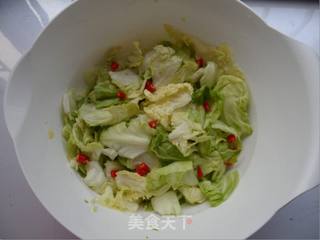 手撕爽口京包菜的做法步骤:5