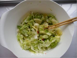 手撕爽口京包菜的做法步骤:6