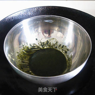 抹茶蜜豆慕斯蛋糕的做法步骤：1