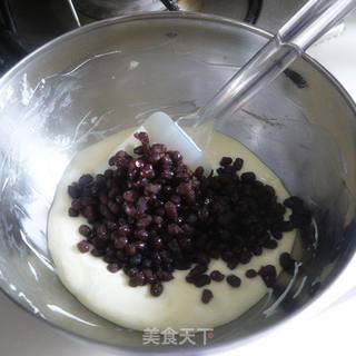抹茶蜜豆慕斯蛋糕的做法步骤:10