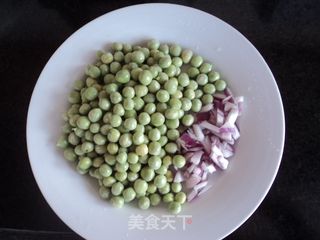 碗豆米饼的做法步骤：1