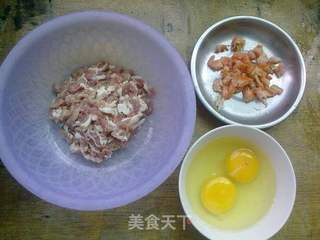 包菜虾仁蛋炒饭的做法步骤:3