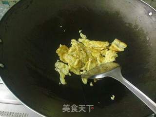 包菜虾仁蛋炒饭的做法步骤:4