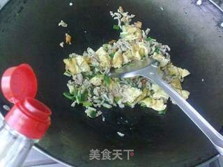 包菜虾仁蛋炒饭的做法步骤:10