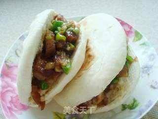 腊汁肉夹馍的做法步骤:11