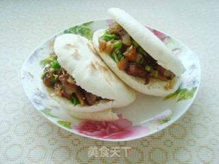 腊汁肉夹馍的做法步骤:12