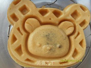 可爱小熊华夫饼的做法步骤：7