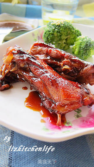 鸭腿系列2—— {果香红酒酥皮鸭腿}的做法步骤:10