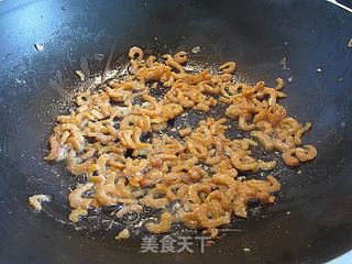 鸡蛋虾米生菜炒饭的做法步骤:5