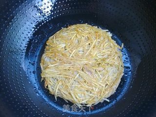 快手营养早餐之——黄金孜然土豆烙的做法步骤:6
