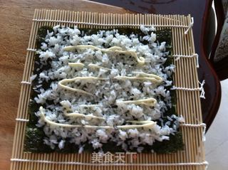 简易肉松寿司的做法步骤:10