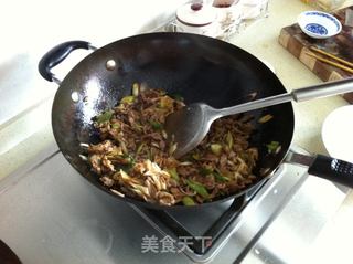 葱爆羊肉的做法步骤:8