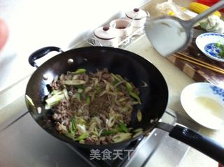 葱爆羊肉的做法步骤:7