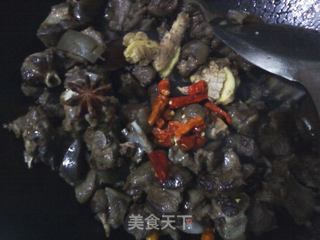 香辣狗肉的做法步骤:6