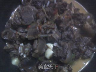香辣狗肉的做法步骤:12