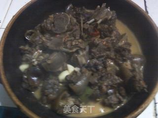 香辣狗肉的做法步骤:13