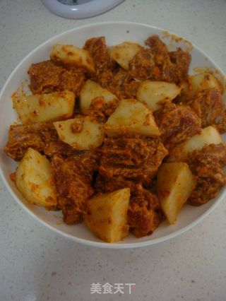 香辣排骨煲仔饭(懒人版)的做法步骤:4