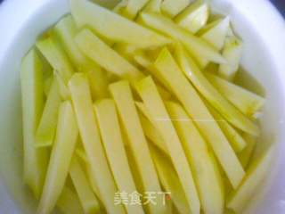 绝对美味的小吃——炸薯条的做法步骤:2