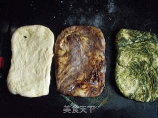 大理石螺纹面包的做法步骤:7