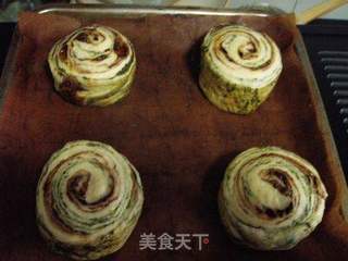 大理石螺纹面包的做法步骤:12