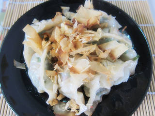 柴鱼煎饺的做法步骤:6