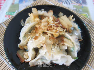柴鱼煎饺的做法步骤:5