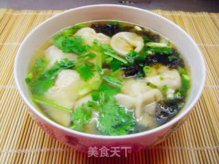 野菜肉馄饨的做法步骤:14