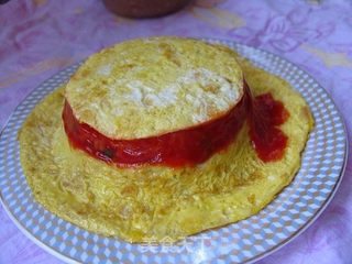 给炒饭来个华丽的转身——黄金草帽蛋包饭的做法步骤:10
