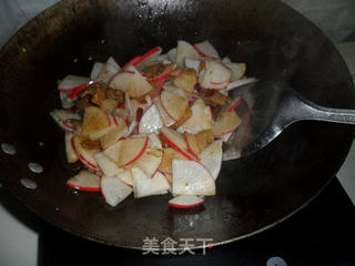 萝卜炒肉片的做法步骤：7