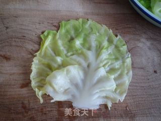 蒸圆白菜肉卷的做法步骤：6