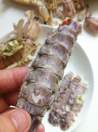 虾虎汆萝卜蓉的做法步骤:5