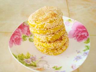 香甜软糯的芝麻香南瓜饼的做法步骤：11