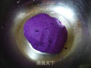 紫薯双色面包的做法步骤:8